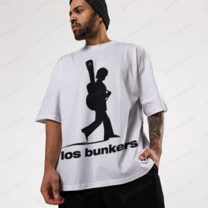 Polera con el logo de Los Bunkers 